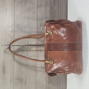 Marino Orlandi Brown Italian Leather Shoulder Bag
